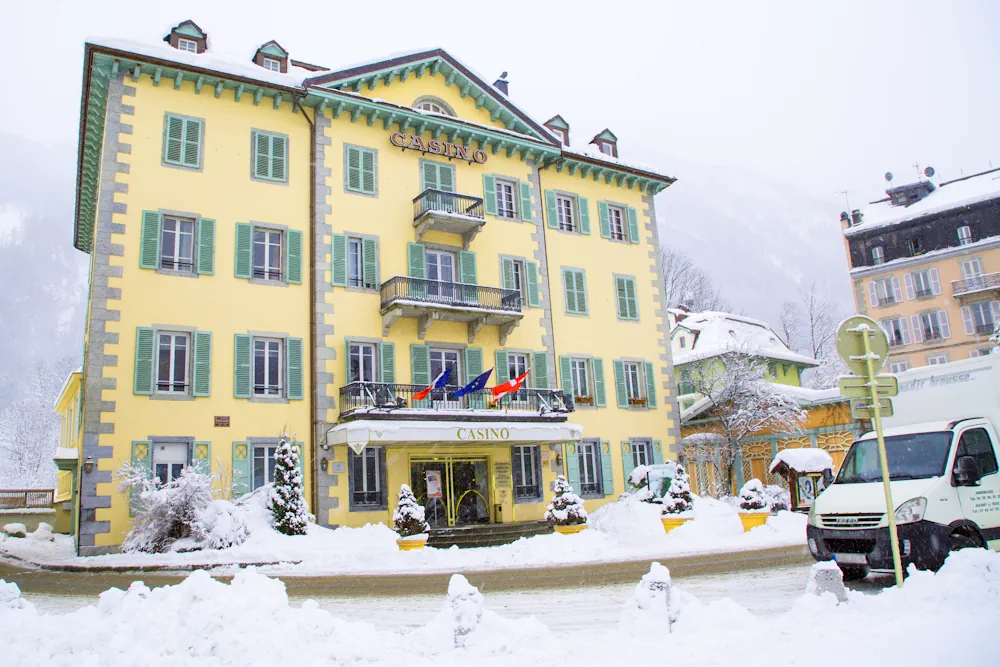 Byggnaden Casino Le Royal, Chamonix